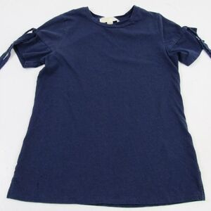 Michael Kors Women's Size Small Navy Blue Short-Sleeve T-Shirt